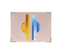 Color Pop Etui 2 Cartes bancaires Anti-piratage (Anti-RFID) - Fabrication française - PVC Disco pailleté - Protection des données bancaires - 9,7 x 6,5 cm (Old Rose)