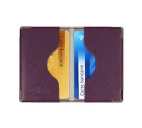 Color Pop Étui 2 Cartes bancaires Anti-RFID (Prune), Fabriqué en France, PVC