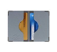 Color Pop® Etui 2 Cartes bancaires blindé (Anti-RFID) - Fabrication française - Protection des données bancaires (Argent - PVC Silver) - 9,7 x 6,5 x 0,5 cm