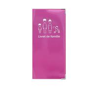 Color Pop - Etui livret de famille - Fabrication française (FUCHSIA)