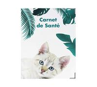 Color Pop® Etui Petit carnet de santé Animaux - Fabrication française - Carnet 18,5 x 13,5 cm - en PVC (Chaton)