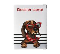 Color Pop® Etui Petit carnet de santé Animaux - Fabrication française - Carnet 18,5 x 13,5 cm - en PVC (Pépette)