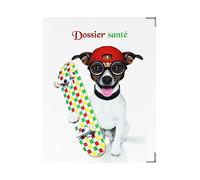 Color Pop® Etui Petit carnet de santé Animaux - Fabrication française - Carnet 18,5 x 13,5 cm - en PVC (Skater 1)