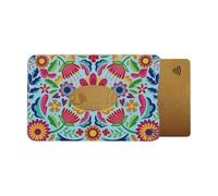 Color Pop Etui Rigide 1 Carte Anti-piratage Fabrication Française - PVC Rigide (Dahlia) - Protection Cartes bancaires - 6 x 9,1 cm