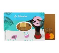 Color Pop Etui Rigide 1 Carte Collection La Réunion - Fabrication française - 6 x 9 cm (Imprimé réunion)
