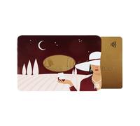 Color Pop - Etui Rigide 1 Carte et Carte de crédit blindé - Imprime Margaux - Anti-piratage - Collection Aquitaine - PVC imprimé - 6x9,1cm - France