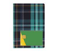 Color Pop® Etui santé avec fenêtre pour Carte Vitale - Fabrication française (Imprimé Tartan) - en PVC - Ordonnances/Carte Vitale/Carte mutuelle/Feuilles maladie - 15,8 x 11,7 cm