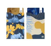 Color Pop® Lot de 2 étuis Anti-piratage - Carton Imprime - 6 x 8,8 cm (AGATHEA/ABSTRAITBLEU)