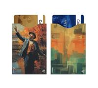 Color Pop® Lot de 2 étuis Anti-piratage - Carton Imprime - 6 x 8,8 cm (Peintre/Tableau)