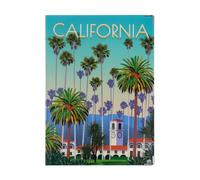 Color Pop® Pochette multiusage imprimée (Format A5) (California) - Fabrication française - en PVC - 23,5 x 16,8 cm