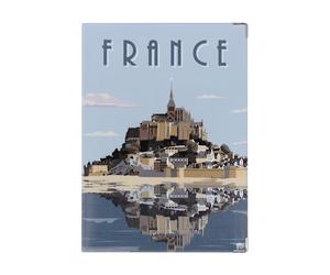 Color Pop® Pochette multiusage imprimée (Format A5) - Fabrication française - en PVC - 23,5 x 16,8 cm (Abbaye)