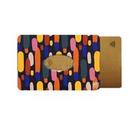 Color Pop Porte-Carte Rigide (1) Anti-RFID - Fabrication Française - PVC - Anti-RFID - Protection Cartes bancaires - 6 x 9,1 cm (Touches)