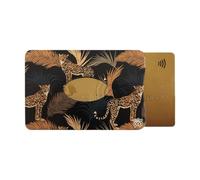 Color Pop Porte-Carte Rigide (1) Anti-RFID - Fabrication Française - PVC - Anti-RFID - Protection Cartes bancaires - 6 x 9,1 cm (Felins)
