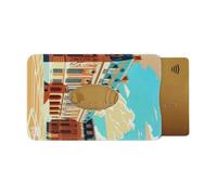Color Pop Porte-Carte Rigide Anti-RFID, Protection Bancaire, PVC, 9,1 x 6 x 0,5 cm, Fabriqué en France (Versailles)