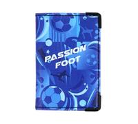 Color Pop Porte-Cartes Anti-RFID (2 Cartes) - Collection Foot (FOOTBLEU)