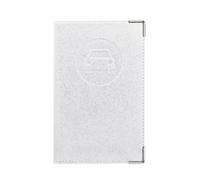 Color Pop Porte Papiers Voiture Carte Grise Permis PVC Disco (Blanc)