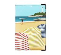 Color Pop Porte-papiers Voiture Collection Aquitaine - pour Papiers Francais - France - PVC imprimé Biarritz- Etuis Carte Grise et permis de Conduire - 15,4 x 10,3 cm