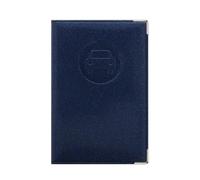 Color Pop® Porte-papiers Voiture - Fabrication française - PVC Disco - pour PAPIERS Francais - Etui Carte Grise et permis de Conduire (Disco Bleu Marine)