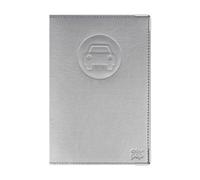 Color Pop Porte-papiers Voiture - Fabrication française - PVC - PAPIERS Francais - Etui Carte Grise - Permis de Conduire - 15 x 10,2 cm (Argent)