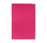 Color Pop Porte-papiers Voiture - Fabrication française - PVC - PAPIERS Francais - Etui Carte Grise - Permis de Conduire - 15 x 10,2 cm (Fuschia)