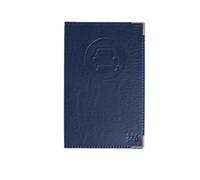 Color Pop Porte-papiers Voiture - Fabrication française - PVC - PAPIERS Francais - Etui Carte Grise - Permis de Conduire - 13,8 x 9 cm (Marine)