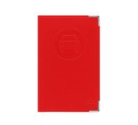 Color Pop Porte-papiers Voiture - Fabrication française - PVC - PAPIERS Francais - Etui Carte Grise - Permis de Conduire - 13,8 x 9 cm (Rouge)