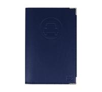 Color Pop Porte-papiers Voiture - Fabrication française - PVC - PAPIERS Francais - Etui Carte Grise - Permis de Conduire - 15 x 10,2 cm (Marine)