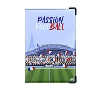 Color Pop Porte-papiers Voiture - Fabrication française - PVC - PAPIERS Francais - Etui Carte Grise - Permis de Conduire - Collection Foot - 15,4 x 10,3 cm (Stade)