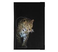 Color Pop Porte-papiers Voiture - Fabrication française - PVC - papiers français - Etui Carte Grise - Permis de Conduire - 15,4 x 10,3 cm (Noir imprimé Léopard)