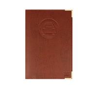 Color Pop Porte-papiers Voiture - Fabrication française - PVC - PAPIERS Francais - Etui Carte Grise - Permis de Conduire - 15 x 10,2 cm (Gold)