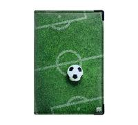 Color Pop Porte-papiers Voiture - Fabrication française - PVC - PAPIERS Francais - Etui Carte Grise - Permis de Conduire - Collection Foot - 15,4 x 10,3 cm (Terrain)