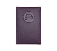 Color Pop® Porte-papiers Voiture Femme/Homme (Prune) - Fabrication française - en PVC - 15,4 x 10,3 x 0,8 cm