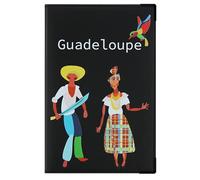 Color Pop Porte-papiers Voiture Guadeloupe Couleur Motif Imprimé carteguada - Fabrication française - en PVC - 15,4 x 10,3 x 0,6 cm - Tous permis (Imprimé Fiesta Guadeloupe)