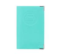 Color Pop Porte-papiers Voiture Jeune Conducteur Couleur Vert d'eau pour Assurance, permis, Carte Grise - en PVC - Tous permis - 13,8 x 9 x 0,5 cm - France