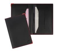 Color Pop® Porte Papiers Voiture Luxe - Finition Maroquinerie - Fabrication française (Fil Rouge)