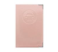 Color Pop - Porte-papiers Voiture Nouveau PERMIS - Fabrication française - PVC - PAPIERS FRANÇAIS - Carte Grise, permis de Conduire, Assurance - 13,8 x 9 cm (Rose)