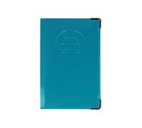 Color Pop - Porte-papiers Voiture Nouveau PERMIS - Fabrication française - PVC - PAPIERS FRANÇAIS - Carte Grise Nouveau permis Conduire - 13,8 x 9 cm - (Bleu Canard)