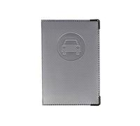 Color Pop Porte-papiers Voiture Nouveau permis - France - PVC - papiers français - Carte Grise Nouveau permis Conduire - 13,8 x 9 cm (Argent)