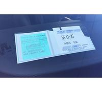 Color Pop Porte Tickets de Stationnement Et Assurance pour Pare Brise