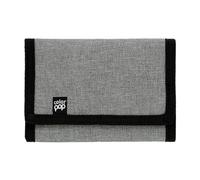 Color Pop Portefeuille à Scratch en Polyester avec Porte-Monnaie (Gris) | 3 Emplacements Cartes - Poches pour Billets / Papiers - 13,5 x 10 cm - Design français