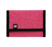 Color Pop Portefeuille à Scratch en Polyester avec Porte-Monnaie (Rose) | 3 Emplacements Cartes - Poches pour Billets / Papiers - 13,5 x 10 cm - Design français