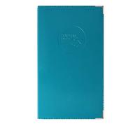 Color Pop - Portefeuille de cartes de crédit - Bleu Canard - Made in France - PVC - 72 Cartes - 20,5 x 12 cm