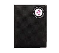 Color Pop Portefeuille extraplat Anti-RFID (Noir) - Fabriqué en France - PVC