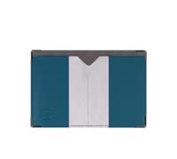 Color Pop Portefeuille extraplat blindé (Anti-RFID) - Fabrication française - Protection des données bancaires (Bleu pétrole)