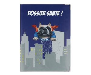 Color Pop Protège Carnet de Santé Animaux PVC (Super Dog)