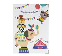 Color Pop Protège carnet de santé enfant - Fabrication Française - pvc imprimé - Pour carnet de santé, ordonnance- 22 x 16 cm (Imprimé Cirque)