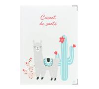 Color Pop Protège carnet de santé enfant - Fabrication Française - pvc imprimé - Pour carnet de santé, ordonnance- 22 x 16 cm (Imprime lamacactus)