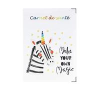 Color Pop Protège carnet de santé enfant - Fabrication Française - pvc imprimé - Pour carnet de santé, ordonnance- 22 x 16 cm (Imprimé magic)