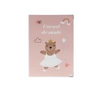 Color Pop Protège carnet de santé enfant - Fabrication Française - pvc imprimé - Pour carnet de santé, ordonnance- 22 x 16 cm (Imprime ballerines)
