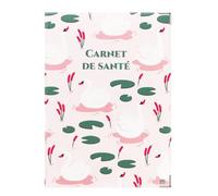 Color Pop Protège carnet de santé enfant - Fabrication Française - pvc imprimé - Pour carnet de santé, ordonnance- 22 x 16 cm (Imprime Cygnes)